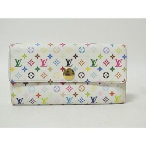 Louis Vuitton Portefeuille Sarah Monogram White Long Wallet